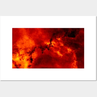 Red and Orange Solar Flares Posters and Art